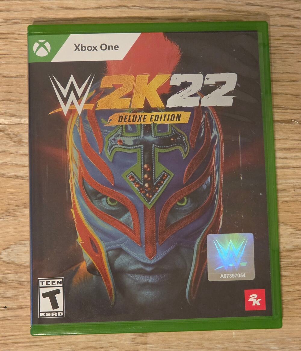 WWE 2K22 *CASE ONLY*[Deluxe Edition] | Xbox One Case *NO GAME* Rey Mysterio